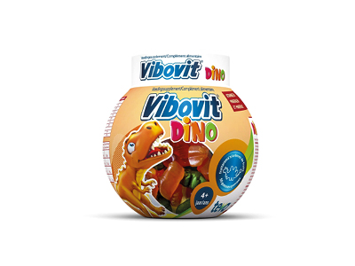 Vibovit Junior Dino distribué par AREGA