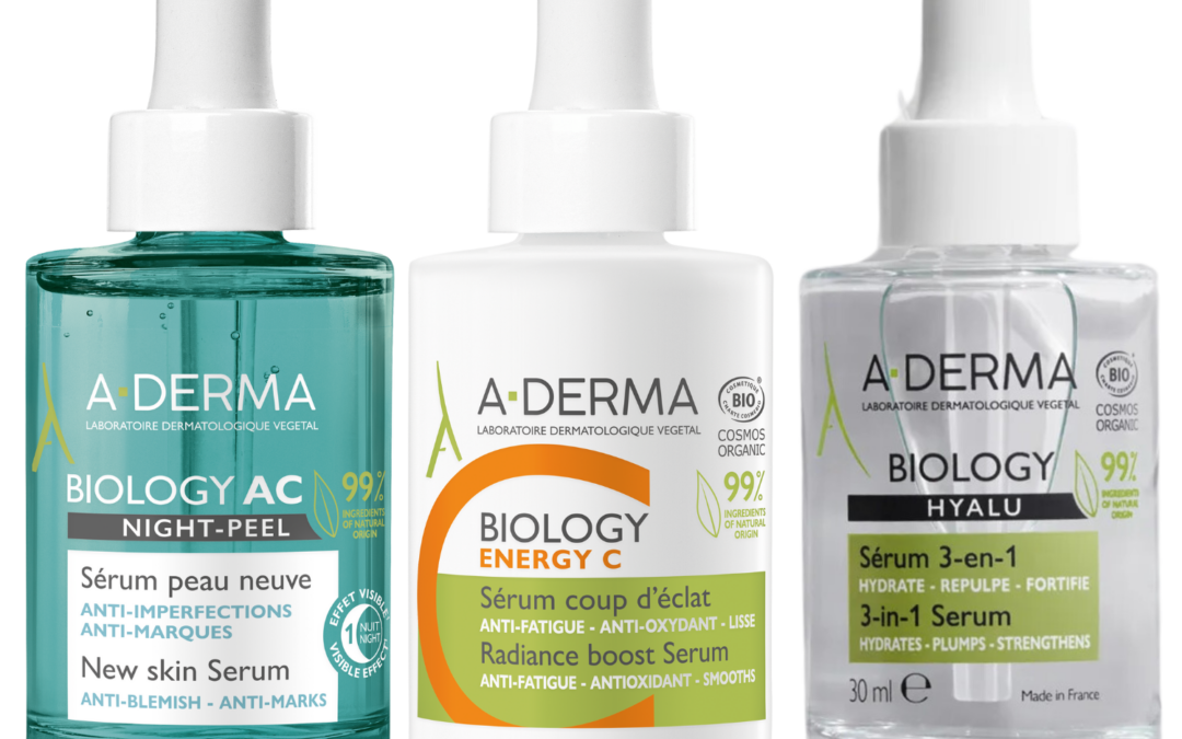 Découvrez les nouveaux sérums de chez A-DERMA