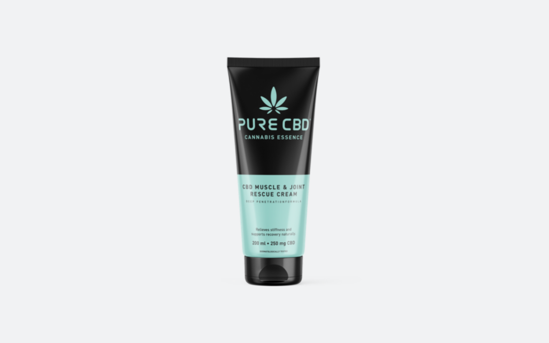 Crème Muscles et Articulations de Pure CBD, soulagement des douleurs musculaires et articulaires