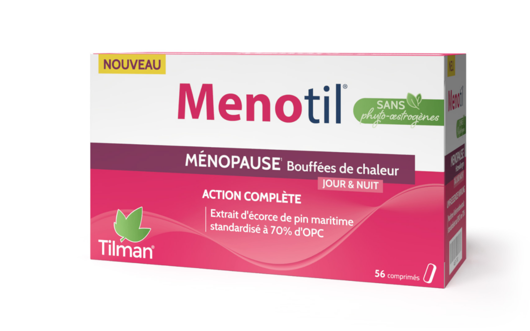 Menotil® une innovation pour les femmes (péri)ménopausées1 des laboratoires TILMAN